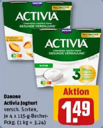REWE Danone Activia Joghurt Angebot