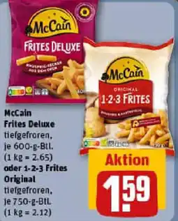 REWE McCain Frites Deluxeoder 1-2-3 Frites Original Angebot