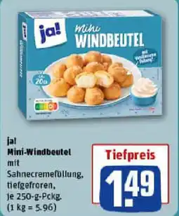 REWE ja! Mini-Windbeutel Angebot