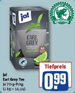 REWE ja! Earl Grey Tee Angebot