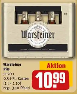 REWE Warsteiner Pils Angebot