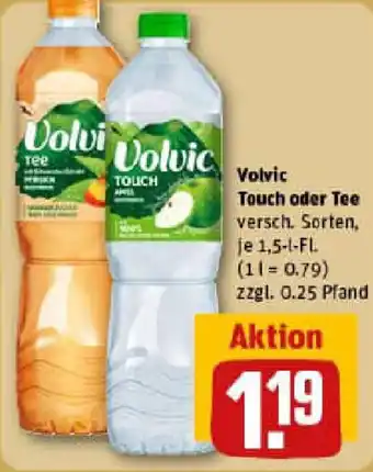 REWE Volvic Touch oder Tee Angebot