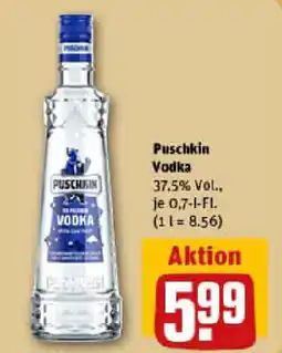 REWE Puschkin Vodka Angebot