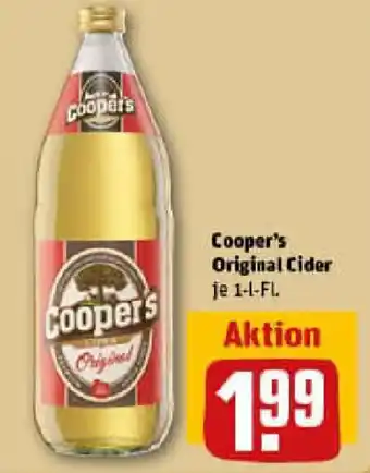 REWE Cooper's Original Cider j Angebot