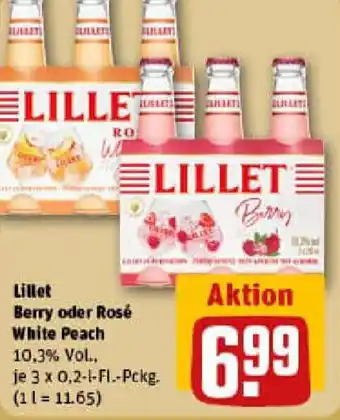 REWE Lillet Berry oder Rosé White Peach Angebot