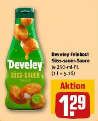 REWE Develey Feinkost Süss-sauer-Sauce Angebot
