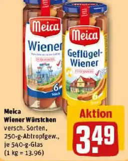 REWE Meica Wiener Würstchen Angebot