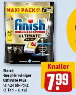 REWE Finish Geschirrreiniger Ultimate Plus Angebot
