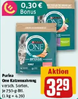 REWE Purina One Katzennahrung Angebot