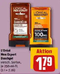 REWE L'Oréal Men Expert Duschgel Angebot