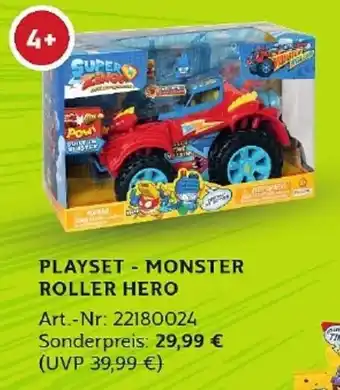 Hartfelder Spielzeug Playset- Monster Roller Hero Angebot