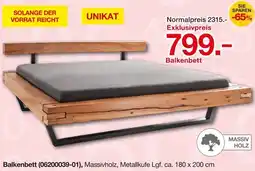 Möbelzentrum Pforzheim Balkenbett Angebot