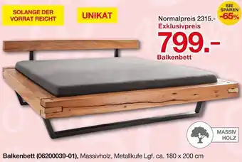 Möbelzentrum Pforzheim Balkenbett Angebot