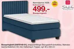 Möbelzentrum Pforzheim Stylife Boxspringbett Angebot