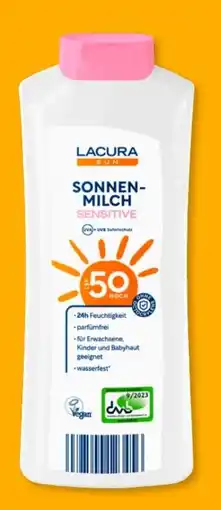 Aldi Süd Lacura Sun Sonnenmilch LSF 50 Angebot