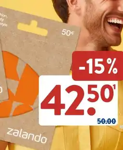 Aldi Süd Zalando Geschenkkarte Angebot