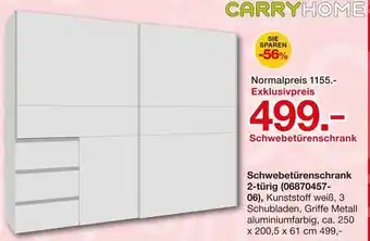 Möbelzentrum Pforzheim CARRYHOME Schwebetürenschrank Angebot