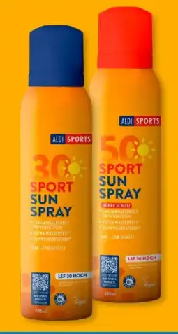 Aldi Süd Aldi Sports Sonnenspray Sport Angebot