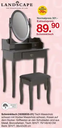 Möbelzentrum Pforzheim LANDSCAPE Schminktisch Angebot
