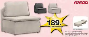 Möbelzentrum Pforzheim BOXXX Schlafsessel Angebot