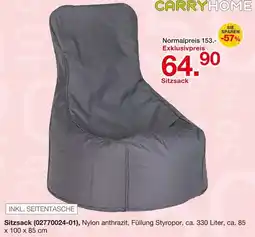 Möbelzentrum Pforzheim CARRYHOME Sitzsack Angebot