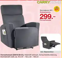 Möbelzentrum Pforzheim CARRYHOME Fernsehsessel Angebot