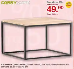 Möbelzentrum Pforzheim CARRYHOME Couchtisch Angebot