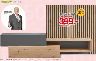 Möbelzentrum Pforzheim CARRYHOME Wohnwand Angebot
