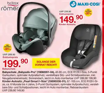 Möbelzentrum Pforzheim Britax römer babyschale babysafe-pro Angebot