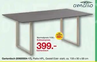 Möbelzentrum Pforzheim Amatio gartentisch Angebot