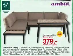 Möbelzentrum Pforzheim Ambia garten-set 3-teilig Angebot