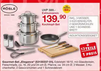 Möbelzentrum Pforzheim Rösle gourmet-set elegance Angebot