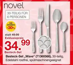 Möbelzentrum Pforzheim Novel besteck-set „wave“ Angebot