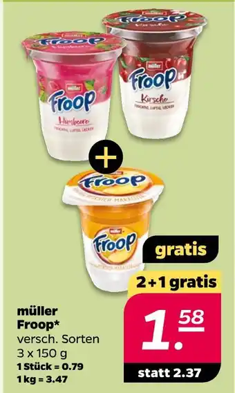 NETTO Müller froop himbeere Angebot