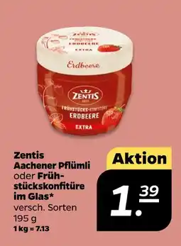 NETTO Zentis aachener pflümli oder frühstückskonfitüre im glas Angebot