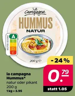 NETTO La campagna hummus natur Angebot