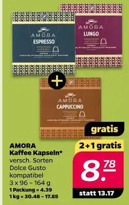 NETTO Amora kaffee kapseln Angebot