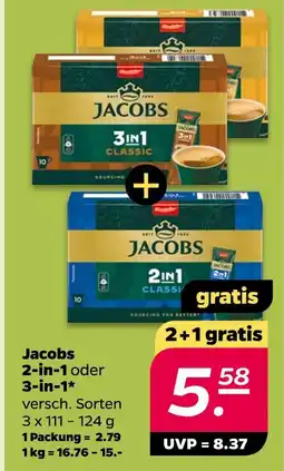 NETTO Jacobs 2-in-1 oder 3-in-1 Angebot