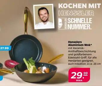 NETTO Hensslers aluminium wok Angebot