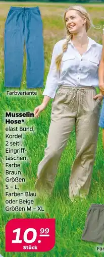 NETTO Musselin hose Angebot
