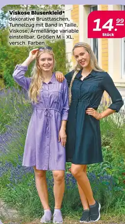 NETTO Viskose blusenkleid Angebot