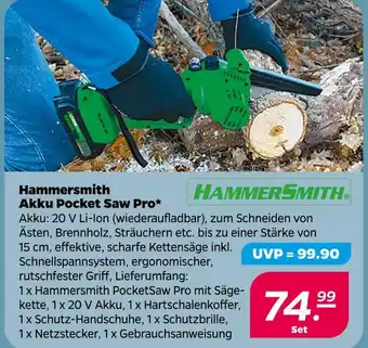 NETTO Hammersmith akku pocket saw pro Angebot