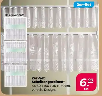 NETTO 2er-set scheibengardinen Angebot