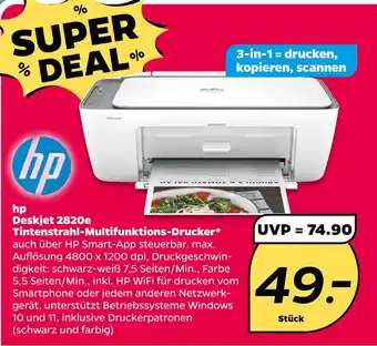 NETTO Hp deskjet 2820e tintenstrahl-multifunktions-drucker Angebot