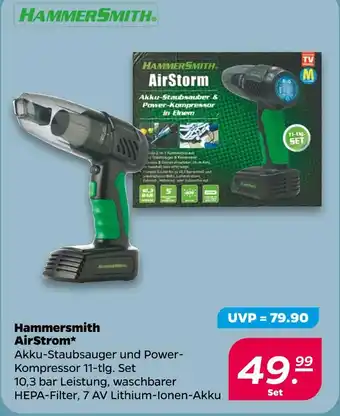 NETTO Hammersmith airstrom akku-staubsauger und power- kompressor Angebot