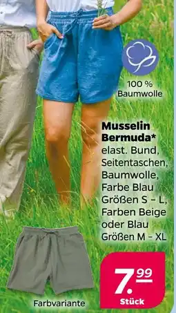 NETTO Musselin bermuda Angebot