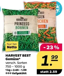 NETTO Harvest best gemüse Angebot