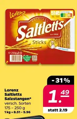 NETTO Lorenz saltletts salzstangen Angebot
