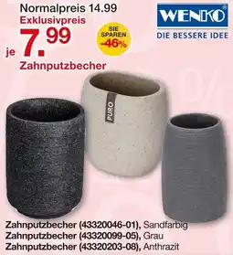 Möbelzentrum Pforzheim WENKO Zahnputzbecher Angebot