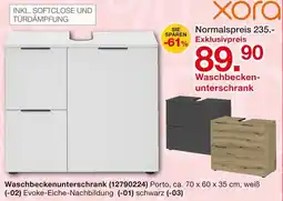 Möbelzentrum Pforzheim Xora Waschbeckenunterschrank Angebot